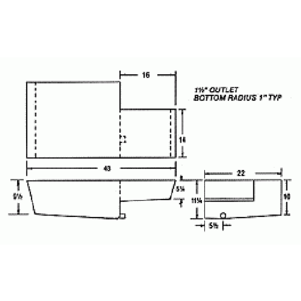 27 Gallon RV Holding Tank | R-47H