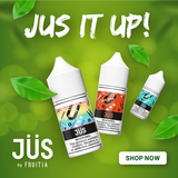 Jus By Fruitia Nicotine Salt E-Liquid 30ML-Vape Juice | ValgousUSA #1 ONLINE VAPE SHOP