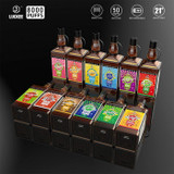 LUCKEE - Vape Daniel Bottle Shape 20ML With 8000 Puffs  | ValgousUSA #1 ONLINE VAPE SHOP