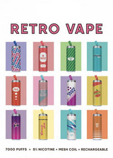 Luxury Lites Retro Series 5% Disposable Device - 7000 Puffs | ValgousUSA #1 ONLINE VAPE SHOP