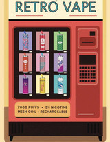 Luxury Lites Retro Series 5% Disposable Device - 7000 Puffs | ValgousUSA #1 ONLINE VAPE SHOP