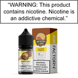 AIR FACTORY Salts Nicotine Vape Juice Salt E-Liquid 30ML | ValgousUSA #1 ONLINE VAPE SHOP