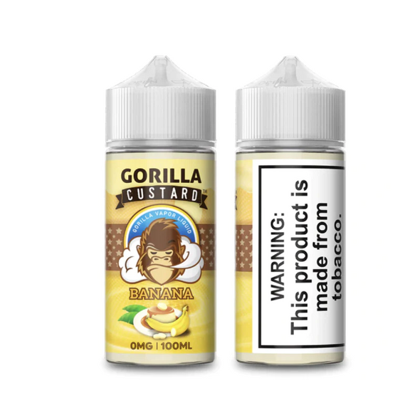 Gorilla Custard E-Liquid -100ML E-juice Vape | ValgousUSA #1 ONLINE VAPE SHOP