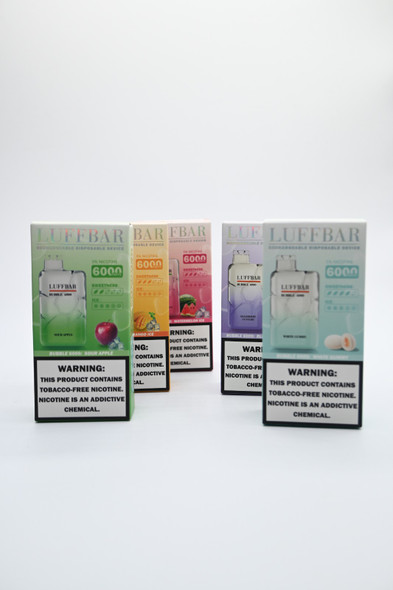 LUFFBAR Bubble 6000 Puffs Disposable Vape 10ml