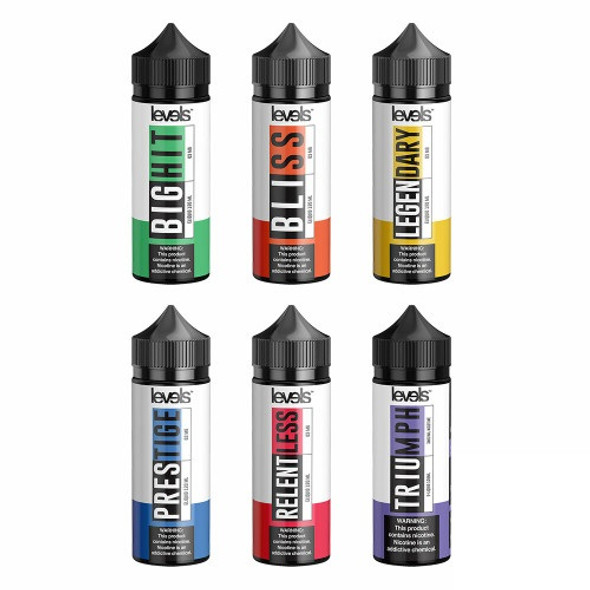 Levels E-Liquid by E-Juice - 120ML Disposable vapes | ValgousUSA #1 ONLINE VAPE SHOP