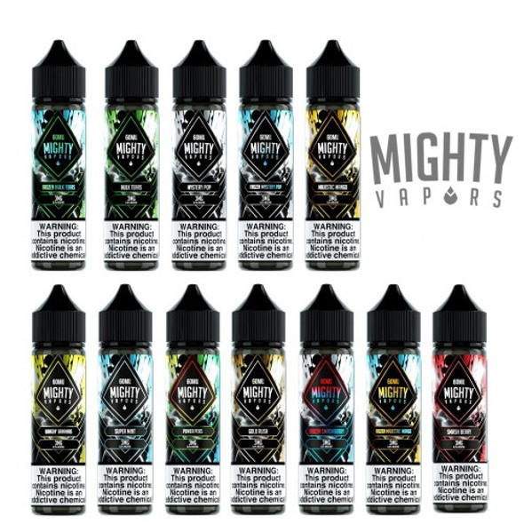 Mighty Vapors E-Liquid - Delicious Flavors in 60ml Bottles | ValgousUSA #1 ONLINE VAPE SHOP