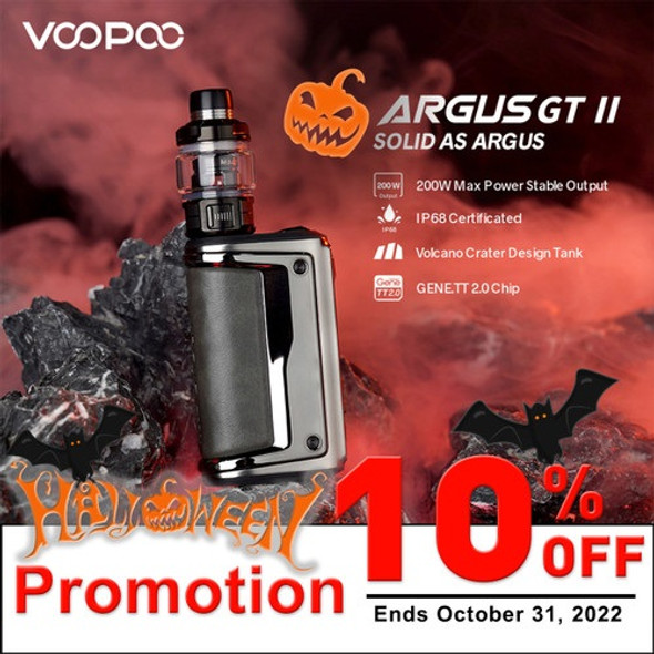 VooPoo Argus GT II 200W 18650 Starter Kit with 5.5ml UFORCE L Tank | ValgousUSA #1 ONLINE VAPE SHOP