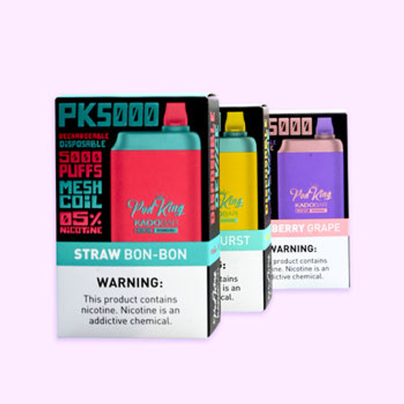 Pod King x Kado Bar PK Disposable E-liquid Nicotine  Vape -5000 Puffs  | ValgousUSA #1 ONLINE VAPE SHOP