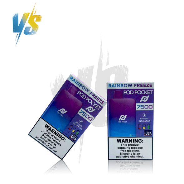 Pod Pocket Disposable Vape 5% Rechargeable 7500 Puffs  | ValgousUSA #1 ONLINE VAPE SHOP