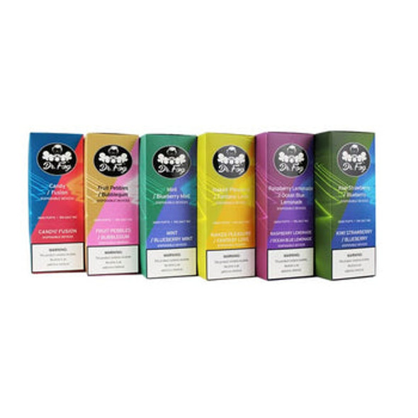 Dr Fog 2in1 Disposable Nicotine Vape Juice - 2600 Puffs | ValgousUSA #1 ONLINE VAPE SHOP