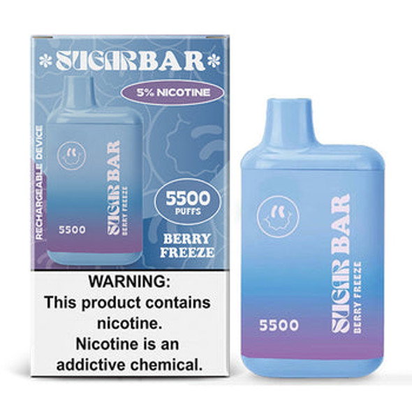 Sugar Bar Disposable Nicotine Vape Juice | 5500 Puffs | ValgousUSA #1 ONLINE VAPE SHOP