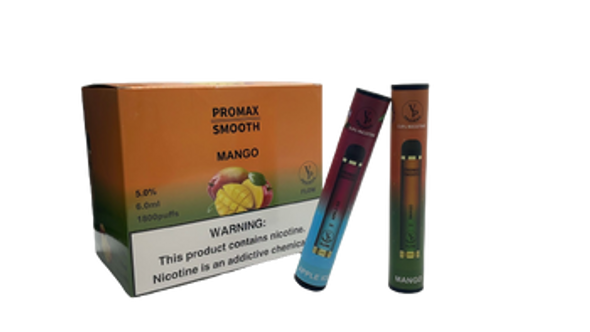Max Pro Smooth Disposable Vape Juice 5% - 1,800 Puffs | ValgousUSA #1 ONLINE VAPE SHOP
