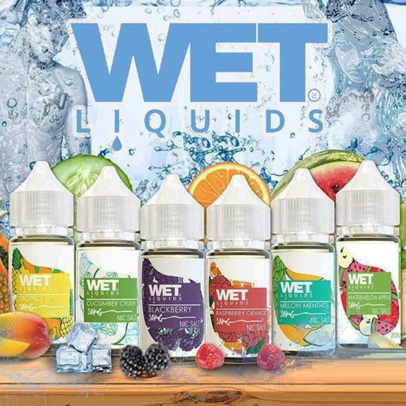 Wet Liquids Salt Nicotine Salt E-Liquid 30ML- Best vape juice | ValgousUSA #1 ONLINE VAPE SHOP