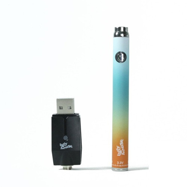 Ugly House Twist Adjustable Voltage Preheat Slim Pen Battery | ValgousUSA #1 ONLINE VAPE SHOP
