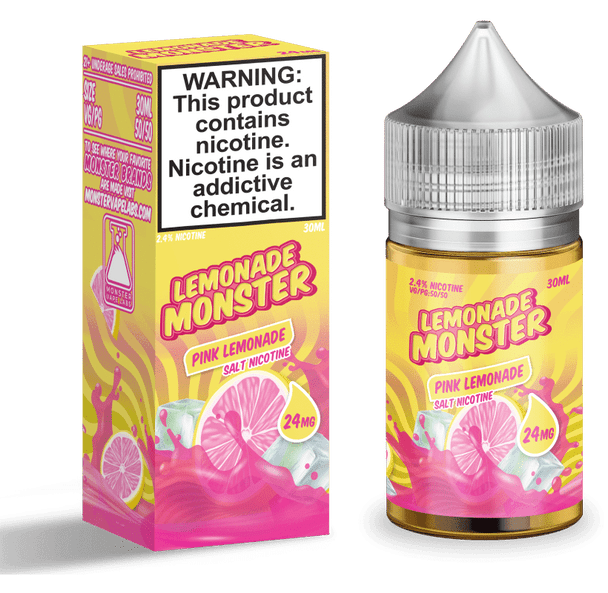 Lemonade Monster Synthetic Nicotine Salt E-Liquid 30ML By Jam Monster|ValgousUSA #1 ONLINE VAPE SHOP