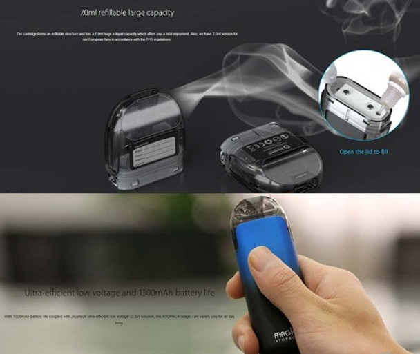 Joyetech Atopack Magic 1300mAh Pod System Starter Kit With 7ML Pod|ValgousUSA #1 ONLINE VAPE SHOP