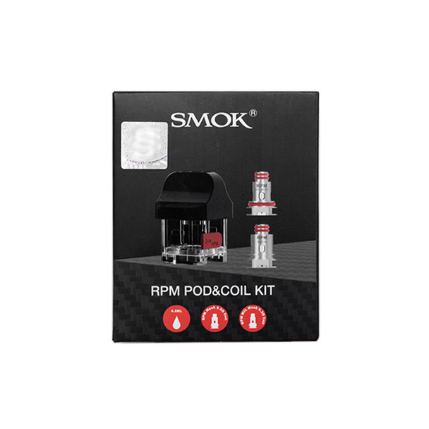 SMOK RPM 4.3ML Refillable Replacement Pod With 2 RPM Mesh Coils |
