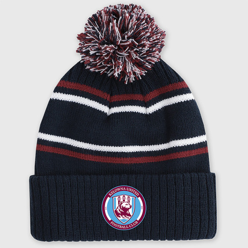 Kelowna United FC Team Knitted Bobble Hat (Kids)