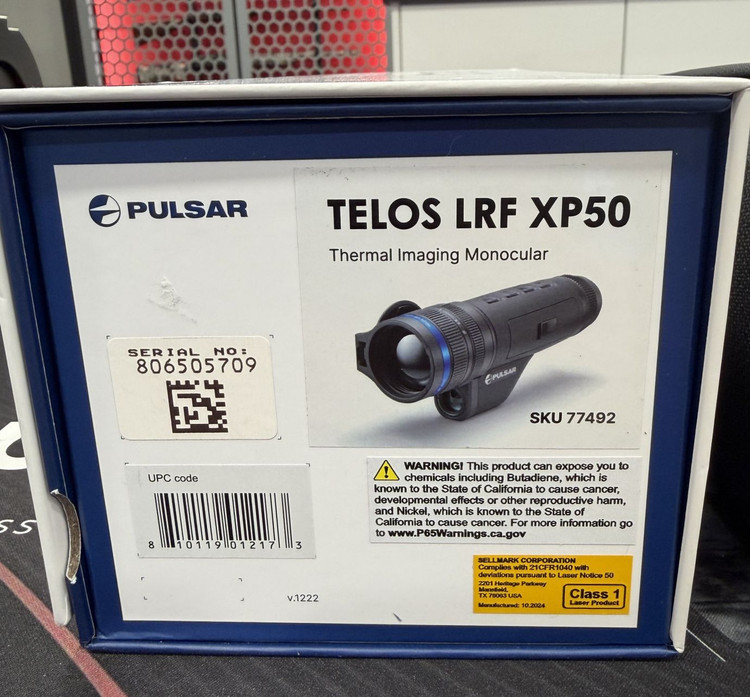 New Pulsar Telos LRF XP50 640 Monocular