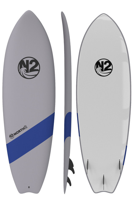 6' ROOTS SOFT-TOP SURFBOARD