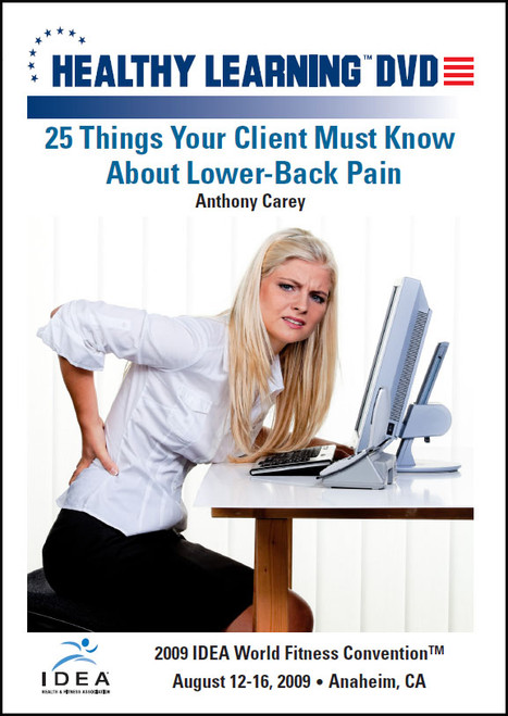 25 Things Your Client Must Know About Lower-Back Pain