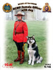 ICM16008 1/16 ICM RCMP Female Officer with dog MMD Squadron