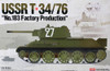 ACD13505 1/35 Academy USSR T-34/76 No.183 Factory Production MMD Squadron