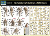 MBL35181 1/35 Master Box No Soldier Left Behind MWD Down US Army Soldiers x4 and Wounded Dog MMD Squadron