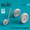 RES-RS72-0360 1/72 Reskit Bf-109K wheels set weighted MMD Squadron
