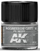 AK-RC248 AK Interactive Real Colors Aggressor Grey FS36251 Acrylic Lacquer Paint 10ml Bottle  MMD Squadron