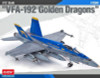ACD12564 1/72 Academy USN F/A-18C VFA-192 Golden Dragons  MMD Squadron