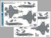 TAM60792 1/72 Tamiya F-35A Lightning II Plastic Model Kit  MMD Squadron