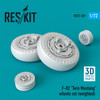 RES-RS72-0359 1/72 Reskit F-82 Twin Mustang wheels set  MMD Squadron