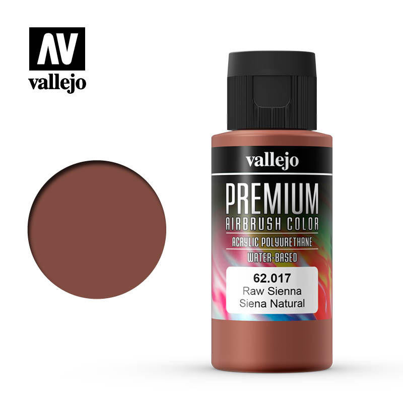 Vallejo Paint 60ml Bottle Raw Sienna Premium MMD Military Model