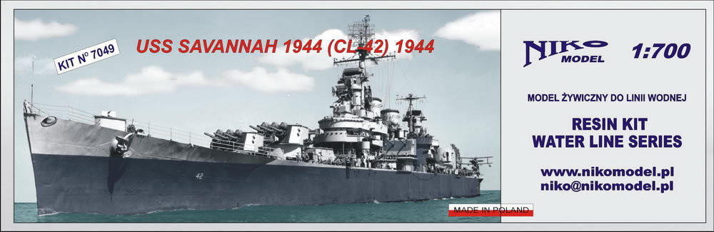 Maquette Niko Model 7021 - USS Bebas 1943 - Échelle 1/700 - Militaire - Neuf