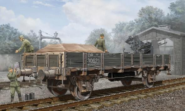 1/35 Trumpeter WWII German Army Gondola Railcar (Low Sides