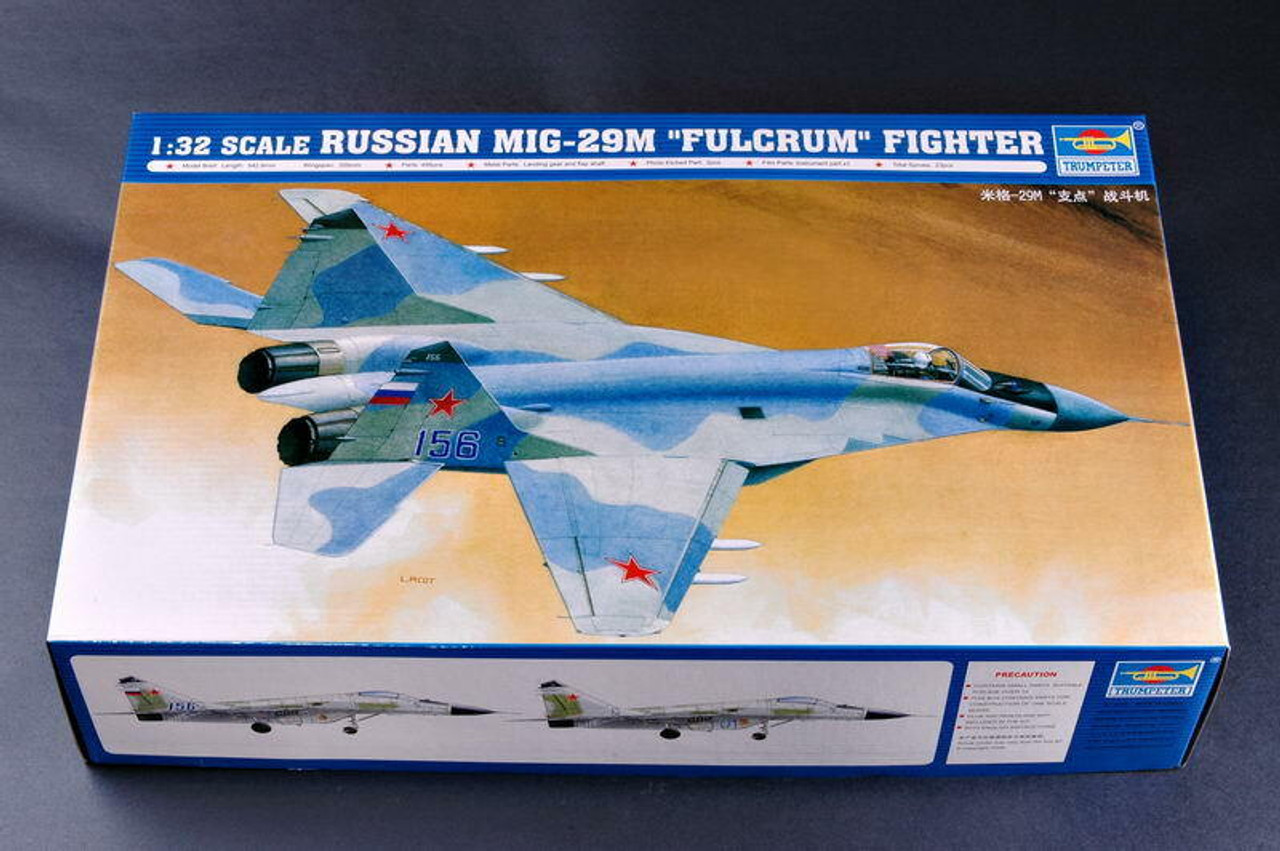 1/32 Trumpeter Mig29M Fulcrum Russian Fighter - FreeTimeHobbies.com