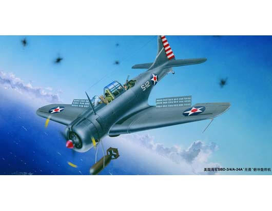 1/32 Trumpeter SBD3/4/A-24A Dauntless US Navy Aircraft - Squadron.com