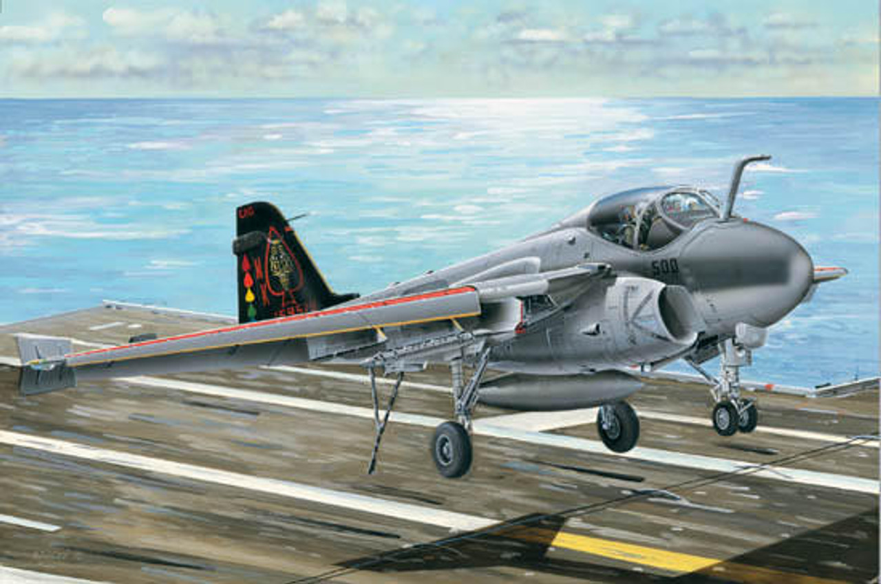 トランペッター 1/32 A-6E/TRAM イントルーダー プラモデル d2ldlup 1/32 Trumpeter A6E TRAM Intruder Aircraft - Squadron.com