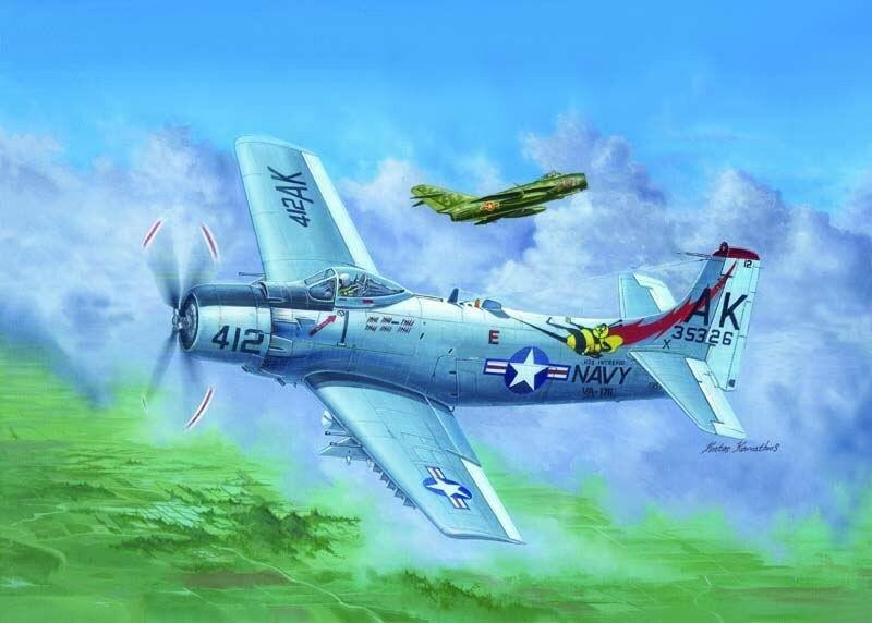 1/32 Trumpeter A1H AD6 Skyraider Aircraft - Squadron.com