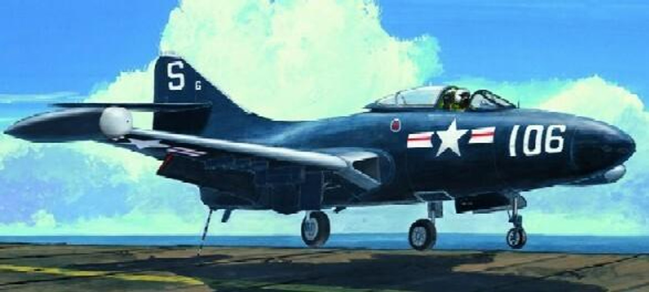 TRP2834 1/48 Trumpeter F9F3 Panther USN Fighter MMD Squadron