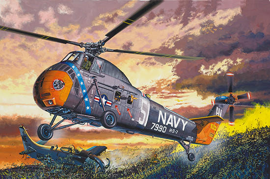 1/48 Trumpeter H34 US Navy Rescue Helicopter (Formerly Gallery 