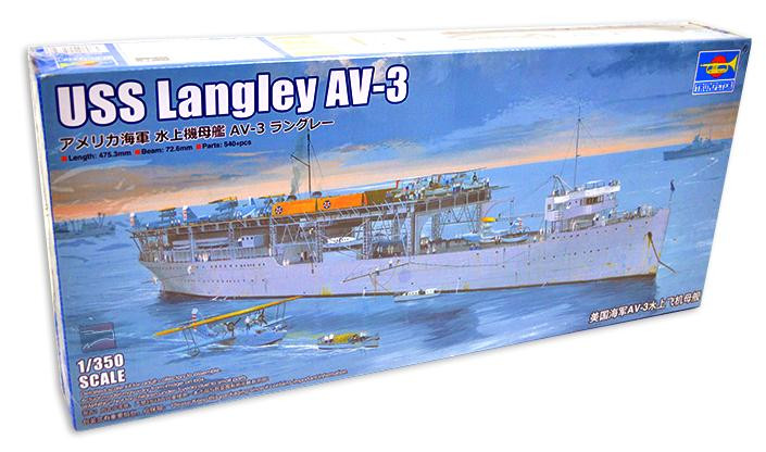 1/350 Trumpeter USS Langley AV-3 Aircraft Carrier - Squadron.com