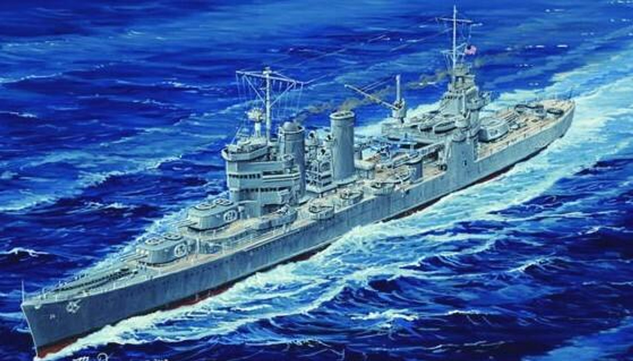 トランペッター 1/700 アメリカ海軍 重巡洋艦 アストリア CA-34 1/700 Trumpeter USS Astoria CA34 Heavy Cruiser 1942