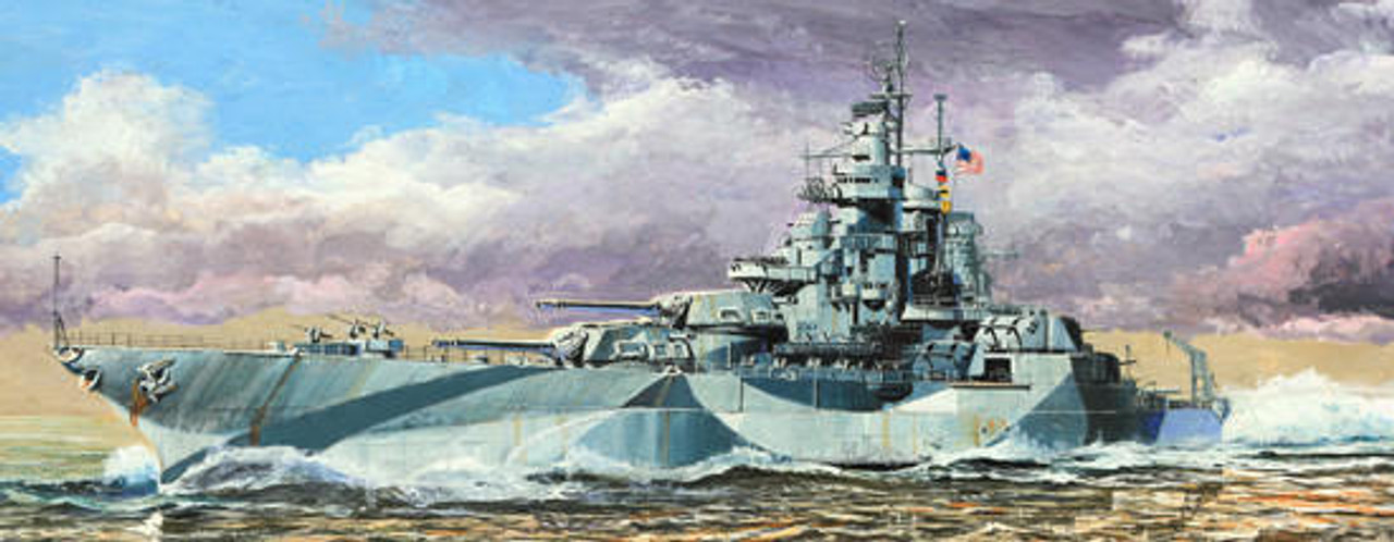 トランペッター 1/700 米国海軍 コロラド級戦艦 BB-48 ウェスト
