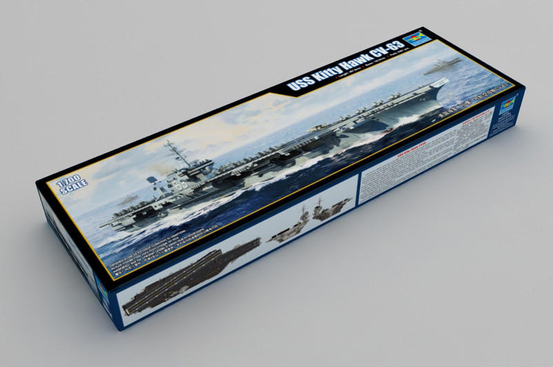 1/700 Trumpeter USS Kitty Hawk CV63 Aircraft Carrier - MMD