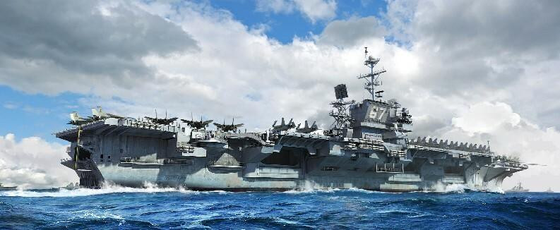 1/700 Trumpeter USS John F Kennedy CV67 Aircraft Carrier