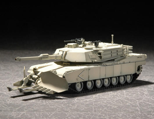 1/72 Trumpeter US M1A1 Abrams Mine Clearing Tank - Squadron.com