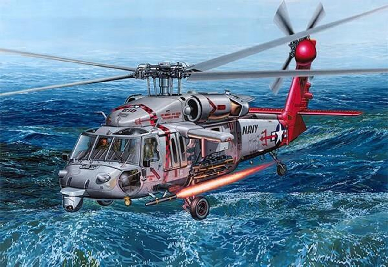 ACD12120 1/35 Academy MH60S HSC9 Tridents USN Sea Combat Helicopter MMD Squadron