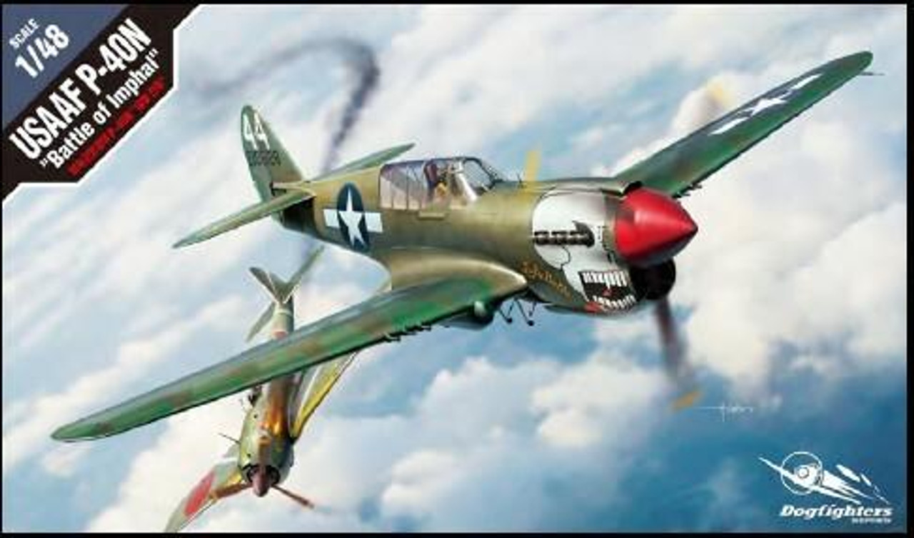 ACD12341 1/48 Academy P40N USAAF Fighter Battle of Imphal MMD Squadron